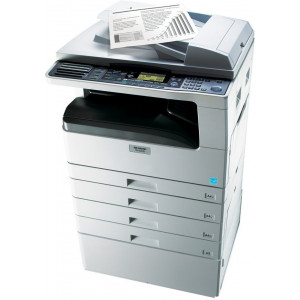 Copier/Printer/Scaner Sharp MX M160D, A3/16ppm, 600 x 600 dpi, 48 Мб, USB 2.0 A3, 16 стр/мин, копир, принтер SPLC 16 стр/мин, цветной сканер, дуплекс, факс Super G3 - опция, драм-юнит AR-205DM, 1 кассета на 250 л, боковая подача на 100 л, макс 850 л, па