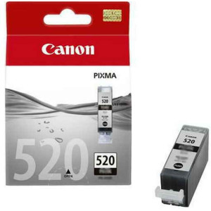 Ink Cartridge Canon PGI-520Bk, Black Ink Cartridge Canon PGI-520bk, black for CANON IP3600/IP4600/MP540/620/630/980 19 ml