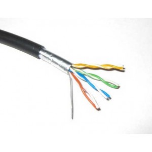 Cable FTP Cat.5e solid 4X2X1/0.52 copper, LACU5007, APC Electronic, 305m