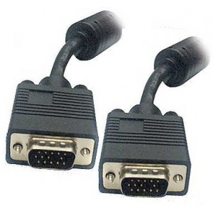 Cable VGA Coaxial 3+4  HDB15M/HDB15M,CP6009-B,1.8M