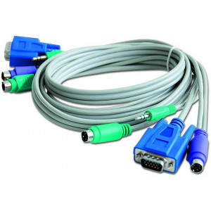 Cable console for CPU switch (CAS-241/441) 3m, CC-KVM-10
