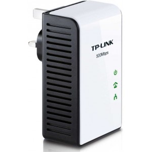 TP-LINK TL-PA511, Powerline Ethernet Adapter, 500Mbps, Plug(EU/UK/AU), Multistreaming, Homeplug AV, Single Pack