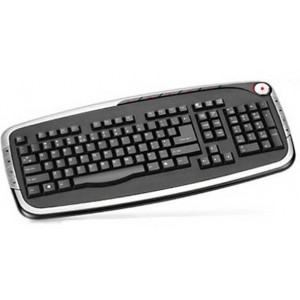 KME KM-7501-02 USB+PS2 Black