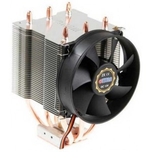 CPU Cooler Titan TTC-NK32TZ/RF(BX), sAM2+, <115W, 95x95x25mm, 2400rpm, <26.9dBA, 41.77CFM, 4pins, PWM,  Z-axis Bearing, Push-Pin, 3 heatpipes/Copper base
