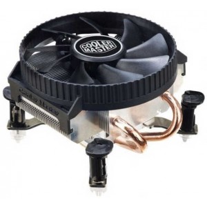 AC Cooler Master S1155,S1156,S775 "Vortex 211Q" (20dBA,1500RPM,27.5 CFM Airflow) 102.4 x 96.4 x 58 mm 2 Heatpipes / Aluminum fins 3 pins, Rifle bearing