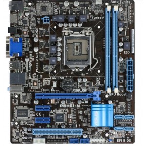 MB S1155 ASUS P8H61-M LX REV 3.0 (Intel H61, mATX) Bulk 2xDDR3  (1333/1066), Max 16G,EPU,VGA,1xPCI-Ex.16x,  PCI-Ex.1x3,4xSATA 3.0Gb/s,10xUSB,Gbit LAN,COM,LPT,Realtek® ALC887 8-Channel High Definition Audio CODEC