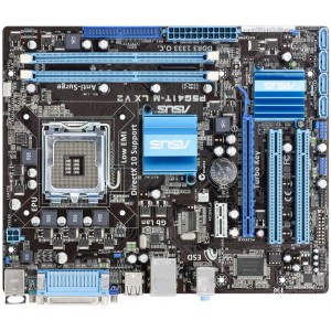 ASUS P5G41T-M LX3, s775, iG41+ICH7, FSB1333, 2DDR3-1333DC, PCI-E x16, VGA Intel GMA X4500, 4SATA2, ALC887 7.1ch HDA, Gigabit LAN, mATX
