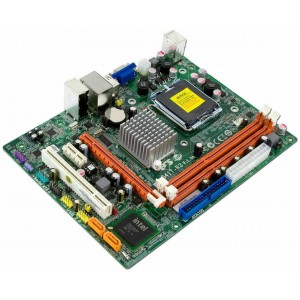MB S775 ECS G41T-M7 (1.0) (Intel G41/ICH7,LAN, mATX) bulk 1333/1066 MHz FSB,2xDDR3 (1333) up to 8G,GMA X4500, VGA,PCI-Ex.16x1, PCIx1+PCI-Ex.1x1,2xSATA II,1xPATA,8xUSB 2.0/1.1, LAN,HD Audio 6ch.