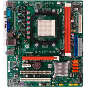 MB ECS MCP61M-M3 (V1.0A-7.1), sAM3 (Nvidia 430/6100, GeForce 6100, mATX) 2000 MT/S, 2xDDR3 (1333/1066/800), Max. 8G, PCI-E x16, 2PCI, PCI-E x1, 4SATA II, PATA, 4/4USB 2.0, LAN, HD Audio 6ch.