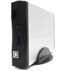 Gembird SATA HDD 3.5" case USB 2.0, Aluminium, Silver