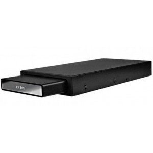 RaidSonic ICY BOX "IB-290StUSD-B" External enclosure for 2.5'' SATA HDD with docking station 3.5", USB2.0 & eSATA, Aluminium/Plastic, 3.5'' docking station for stationary use, 1x Transport pouch, Dark