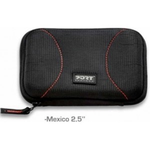 PORT Digital Line / MEXICO / 2.5" Bag - EVA Protector Case for 2.5 external hard drive - transport removable strap - zip closure - pocket for accessories