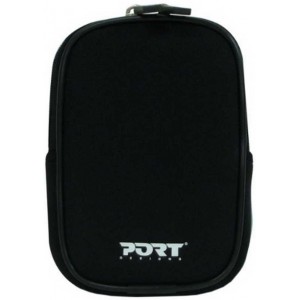 PORT Digital Line / KYOTO BLACK / 2.5" Bag - neoprene sleeve soft touch - new black puller - back pocket accessories