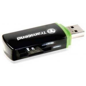 Transcend TS-RDP5K  SDHC/MMC/M2/MicroSDHC,USB2.0 Black