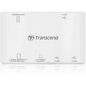 Transcend TS-RDP7W All-in-1,+3xUSB2.0 Hub White
