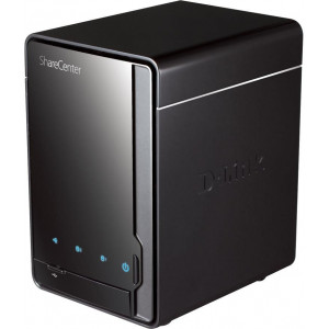 D-LINK "DNS-320" ShareCenter 2-Bay NAS Enclosure [2x3.5" SATA, RAID 0/1, USB Printer Port]