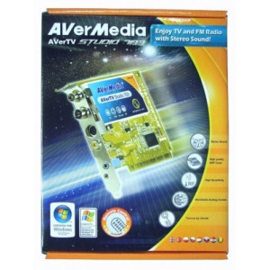 AVerTV Studio 703  TV/FM-Tuner, Philips SAA7135HL, PVR, Stereo, MPEG-1/2/4 , Time Shift, Teletext, PCI, w/Remote Control