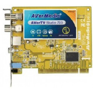 AVerTV Studio 703  TV/FM-Tuner, Philips SAA7135HL, PVR, Stereo, MPEG-1/2/4 , Time Shift, Teletext, PCI, w/Remote Control