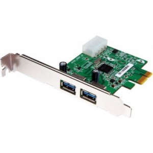 PCI-E USB3.0 Adapter Transcend "TS-PDU3", 2xUSB3.0 ports