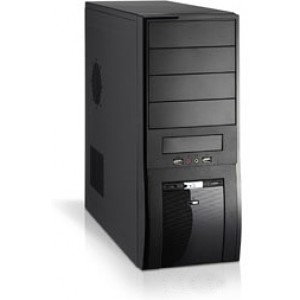 Case ATX 450W KME 2E67, Black, PSU with 12cm Fan, Audio+USB