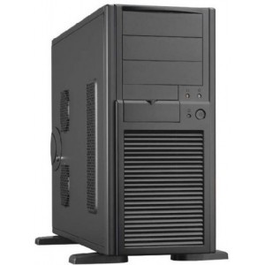 Case ATX Chieftec SH-01B-B-B-OP w/o PSU, Black