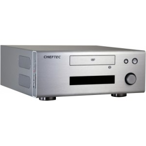 Case mATX SFX300W Chieftec HT-01SL, MediaCenter/HomeTheater PC, iMON+IRremote, Silver