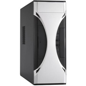 Case mATX SFX300W Tower/Desktop Chieftec CS-01B-SL, 2x3.5", 1x2.5", 2x USB 2.0, 1x1394, Audio/Mic