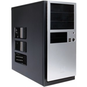 Case ATX Antec MidTower NSK 4000 II-EU, w/o PSU,  Black-Silver 8 drive bays: External 3 x 5.25", External 2 x 3.5", Internal 3 x 3.5"Standard ATX; 1 rear 120mm TriCool™ exhaust fan; 2 x USB 2.0 ports, Power and reset button, Audio In and Out; 7 expansion