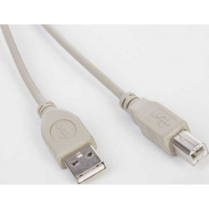 Cable USB, A-plug B-plug,  1.8 m, USB2.0. Retail - Blister, Retail