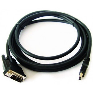 Cable HDMI to DVI 3.0m SVEN, male-male, HDMI to DVI 18+1pin single-link