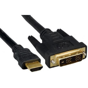 Cable HDMI to DVI 3.0m SVEN, male-male, HDMI to DVI 18+1pin single-link