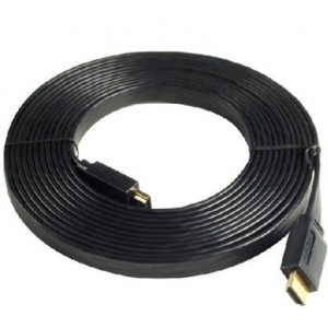 Cable HDMI to HDMI  1.8m  SVEN FLAT male-male, 19m-19m (V1.3), Black