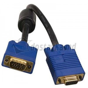 Cable VGA Coaxial 3+4  HDB15M/HDB15F,CP6009-A-3m, 3M