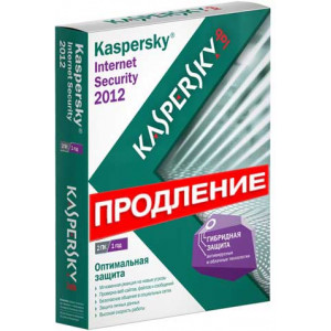 Kaspersky Internet Security 2012 Desktop Renewal (1 год, 2 компьютера) Продление лицензии