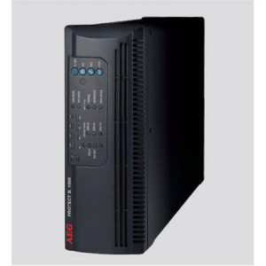 AEG Protect B.1000 PRO  Rack/Tower Line-Interactive UPS, 1000VA/900W, AVR, rotatable LCD display, true sinusoidal waveform, 182–280V range, 0.9lag PF, max.25min half-load, BP expandbl, USB/RS232, 8xIEC320, exp/com.slot, RJ11/45 protection, fan, sw