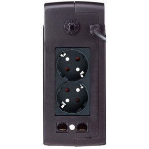 Aiptek PowerWalker VFD 1000, Off-line UPS, 1000VA / 500W, Modem/Phone Surge Protection, 3x Schuko outlets, Ultra slim design with ultra light weight