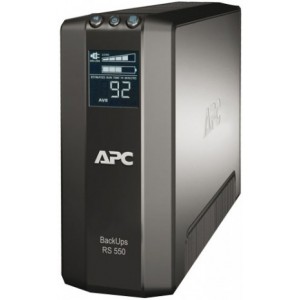 APC BR550GI Back UPS RS LCD 330 Watts/550VA Master Control, Line Interactive, Automatic Volt Regulation