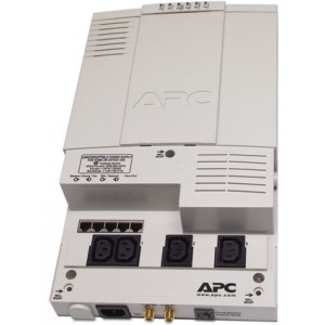 APC Back-UPS HS, 500VA/300W, Input 230V/Output 230V, RJ-11 Modem / Fax protection, RJ45 10/100 Base-T Ethernet protection, Co-axial Video / Cable protection