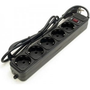 Surge Protector 5 Sockets, 1.8m, Power Cube, black, SPG3-B-6PPB