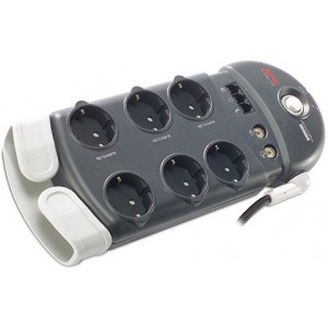 APC Home/Office SurgeArrest 6 outlets with Phone&Coax protection, PH6VT3-RS, 230V Russia