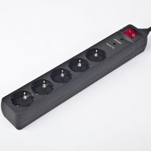Surge Protector Power Cube, 5 Sockets, 1.5 m black, Energenie, Built-in surge protection. Designed for electrical loads up to 16 A. High quality flame-retardant plastic case. Built-in self-recovery thermal fuse.