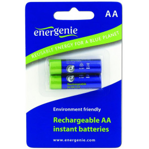 EnerGenie EG-BA-104 Ni-MH rechargeable AA batteries, 2600mAh, 2pcs blister pack