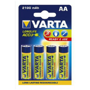 Varta Longlife Accu HR6, AA, 2100mAh Blister*4, NiMH, 56706