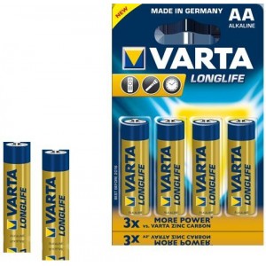 Varta Longlife Extra Alkaline LR6 / AA 1.5V Blister * 4
