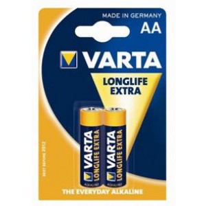 Varta Longlife Extra Alkaline LR6 / AA 1.5V Blister * 2