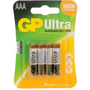 GP Battery Ultra Alkaline LR03/AAA