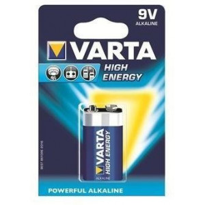 Varta High Energy 9V (Crona) ALkaline, Blister*1