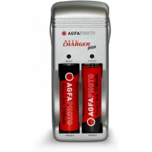 AgfaPhoto ACCUCharger Plus, 2x AA 2.700 mAh, 230 V
