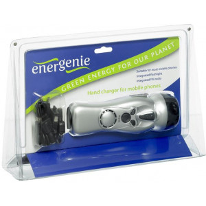 EG-PC-003 hand charger for mobile phones with flashlight and FM radio