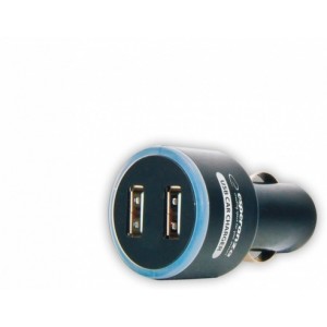 Esperanza EZ107 BOLT Dual USB Car Charger,  2x USB charger 5V/1A , DC12/24V